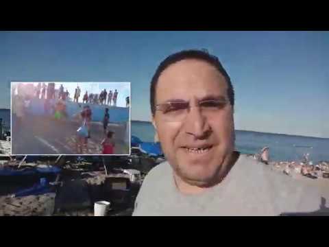 Konyaaltı plajında kadın dövmeye kalkan kişiyi Antalyalılar linç etti !!!