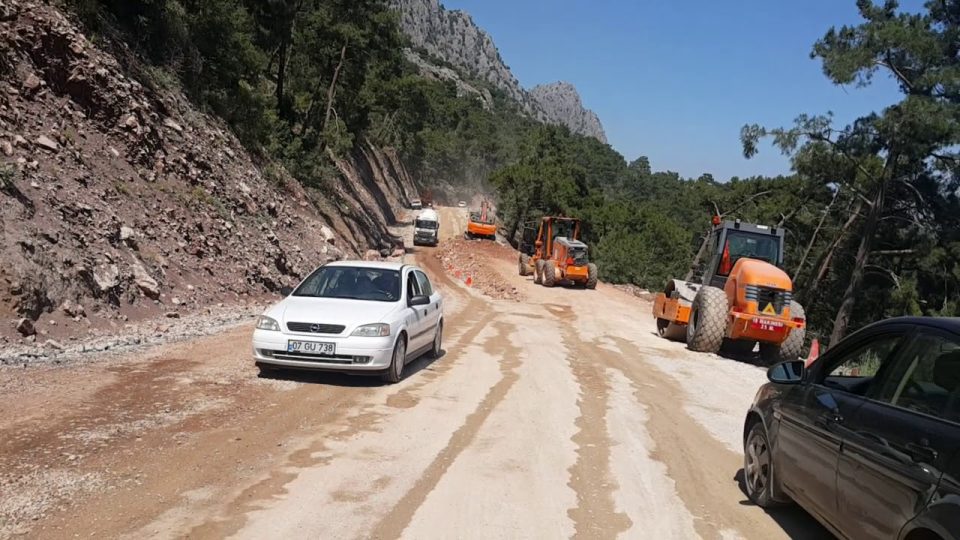 Antalya Altınyaka Yolu Yenileniyor