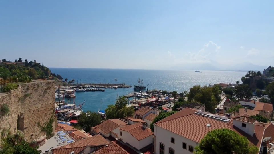 Yat Limanı Kaleiçi Deniz Manzarası Tophane Çay Bahçesi Antalya Şehir Merkezi Gezilecek Yerleri