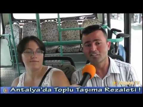 Antalya'da Toplu Taşıma Rezaleti