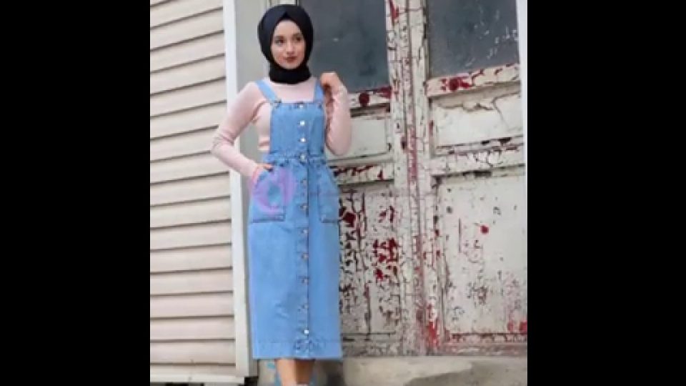 Tesettür giyim 2019 Kadın Moda Bayan Kapalı Giysiler Tesettürlü Tunik Etek Abiye Kıyafet Elbiseler