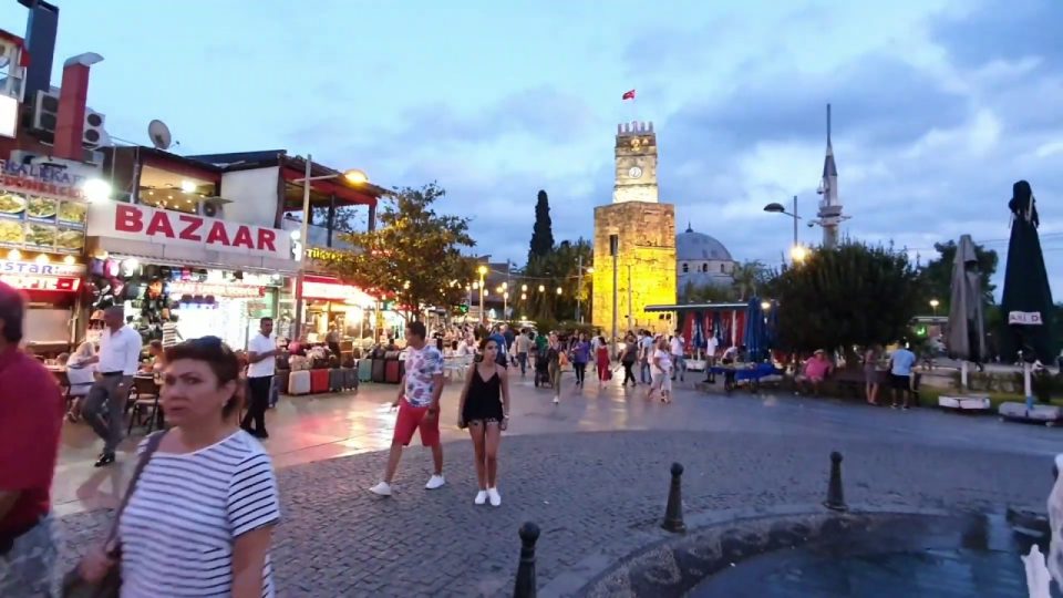 Saat Kulesi Antalya Kalekapısı Kapalı Yol Turistik Mekanlar Gezilecek Yerler