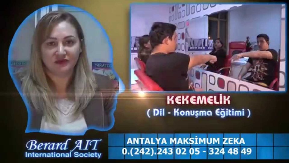 Kekemelik Tedavisi Eğitimi Antalya Maksimum Zeka