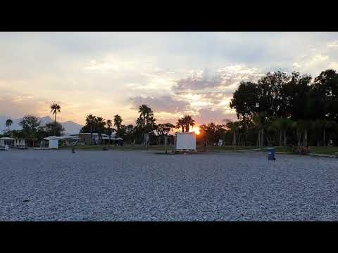 Antalya Beach Park Gün Batımı Manzarası