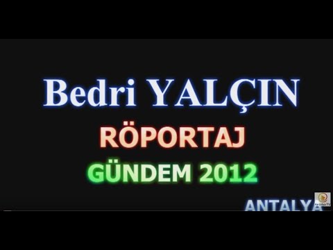 Bedri Yalçın Ropörtaj - Lık Lık Enerji İçeceği - Gündem 2012 Antalya