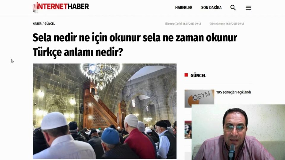 Sela nedir ? Sela neden okunur ? Selanın türkçe anlamı nedir ? Sela ne zaman okunur ?