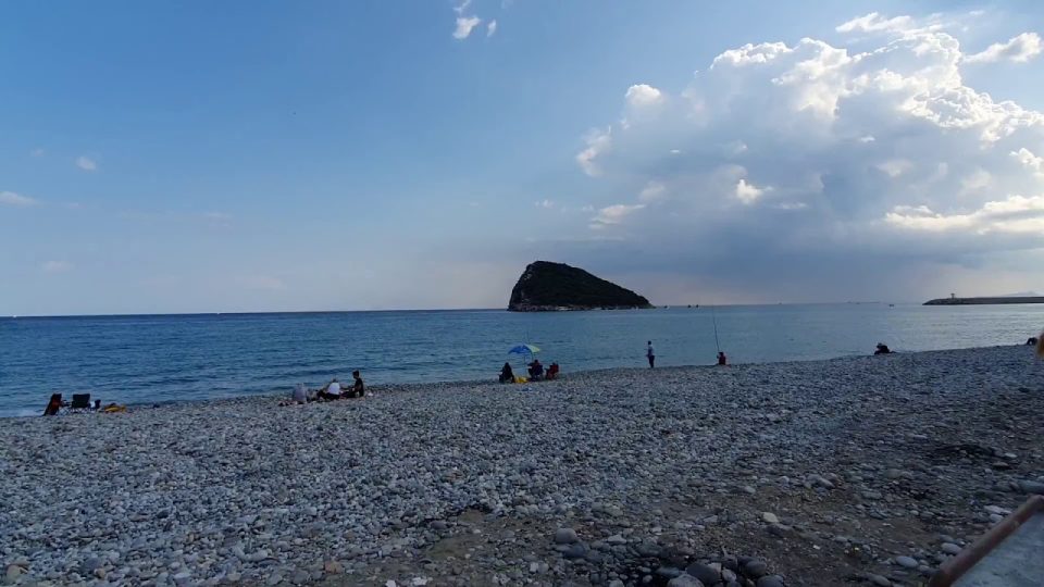Antalya Topçam Piknik Mangal Alanı Topçam Sahili Deniz ve Ada Manzarası