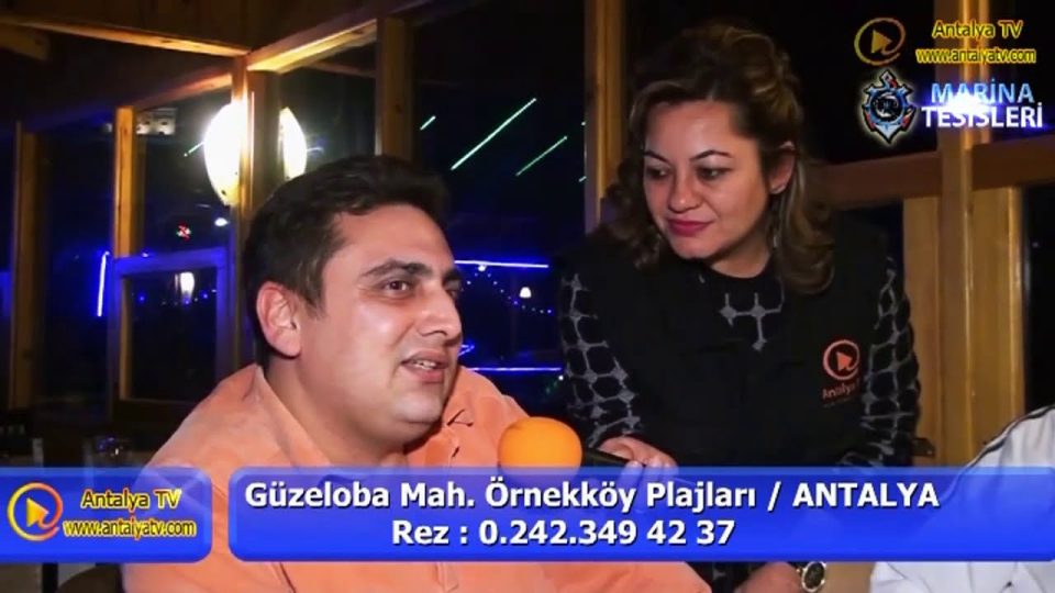 Marina Restaurant - Antalya Balıkevi - Örnekköy Lara Antalya Geceleri Eğlence Mekanları