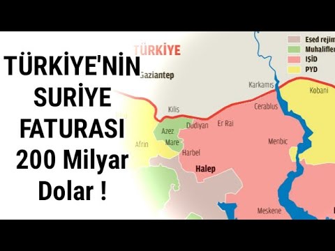 Suriye politikasının Türkiye'ye faturası 200 milyar dolar !