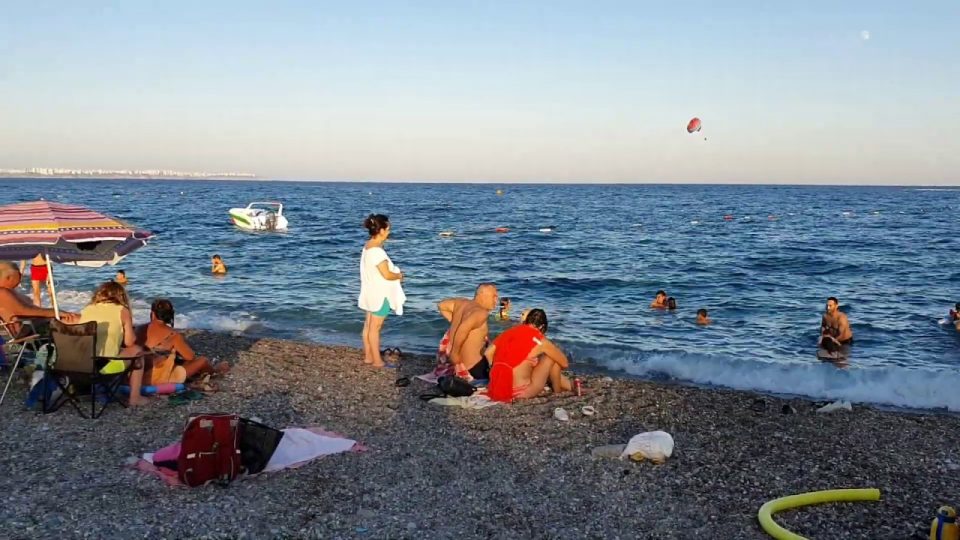 Konyaaltı Plajı Deniz Manzarası Antalya