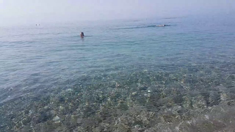 Antalya beachpark sabah vakti muhteşem deniz manzarası