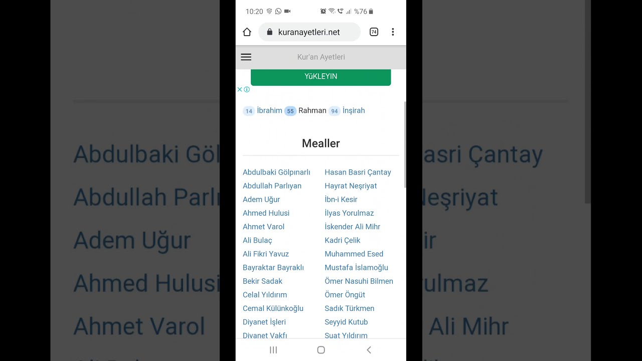 Kuran Meali ile araştırma ve inceleme yapanlara önemli bir tavsiye kuranayetleri.net - Kelime Meali