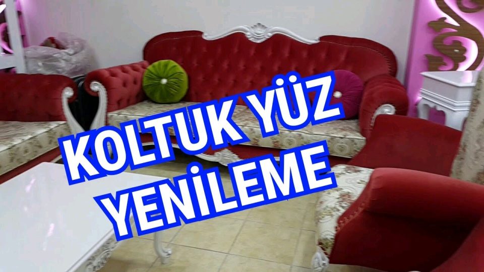 Mobilya tamir koltuk kırlent yüz değiştirme koltuk yenileme Vizyon Mobilya