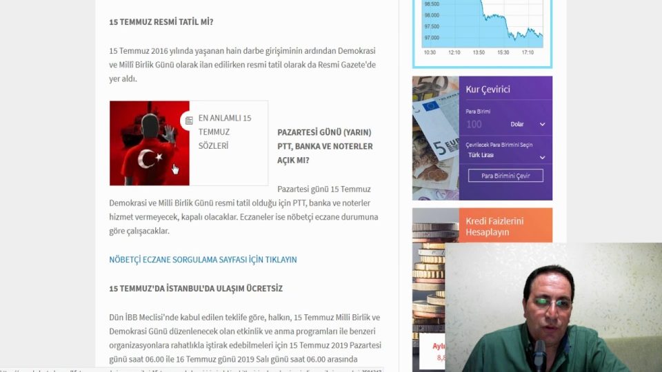 15 Temmuz resmi tatil mi ? - Google Trends 14.07.2019