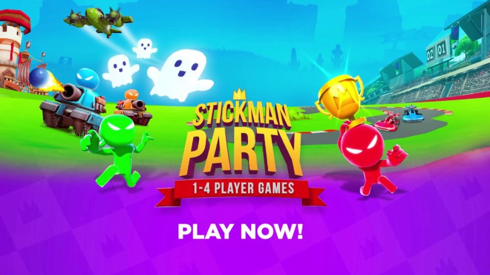 Stickman Partisi: 1-4 Oyunculu Oyunlar - Eğlence Oyunu
