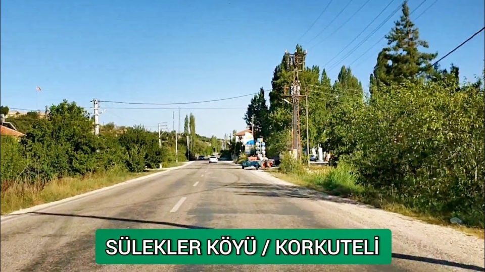 Korkuteli Sülekler Köyü Yolu