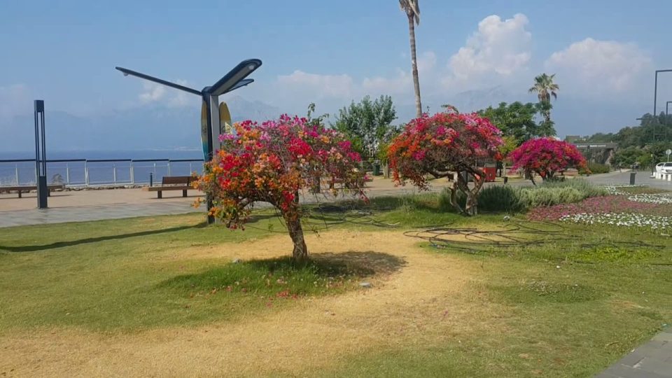 Varyanttan Beach Park'a Yürüyüş - Antalya Gezi Tatil - 1/16