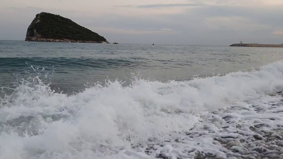 Antalya Deniz Manzarası Topçam Piknik Alanı Kumsalı Sıçan Adası Manzaraları