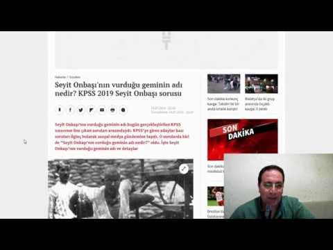 Seyit Onbaşı'nın vurduğu geminin adı ne? KPSS 2019 lisans sorusu! - Google Trends