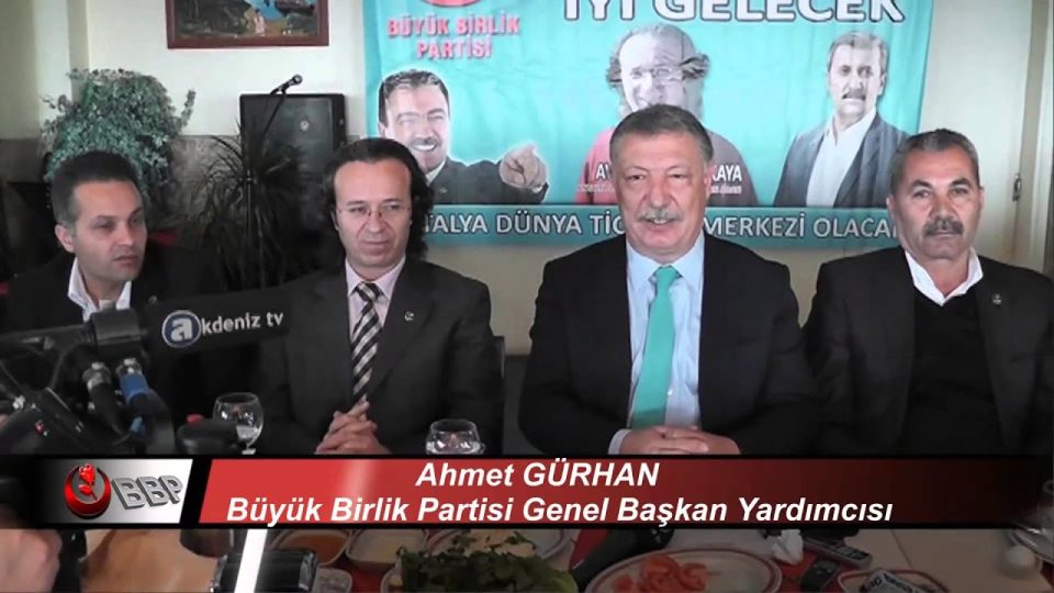 Ahmet GÜRHAN BBP Genel Başkan Yardımcısı Hulusi KIZILKAYA Basın Toplantısı