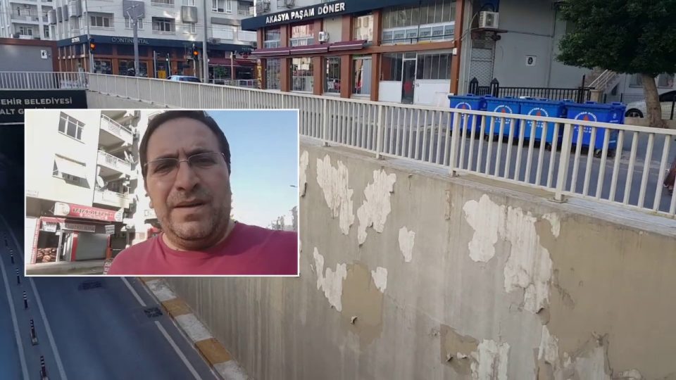 Bu nasıl ihale ? Antalya Tonguç 2 Alt Geçidinın Duvarları Dökülüyor