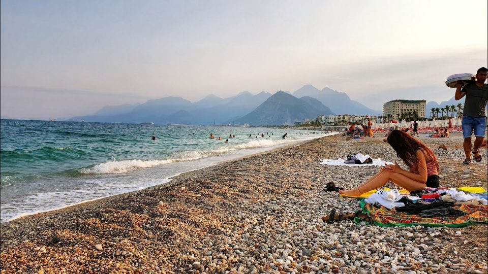 Konyaaltı Sahili Antalya Deniz Manzarası