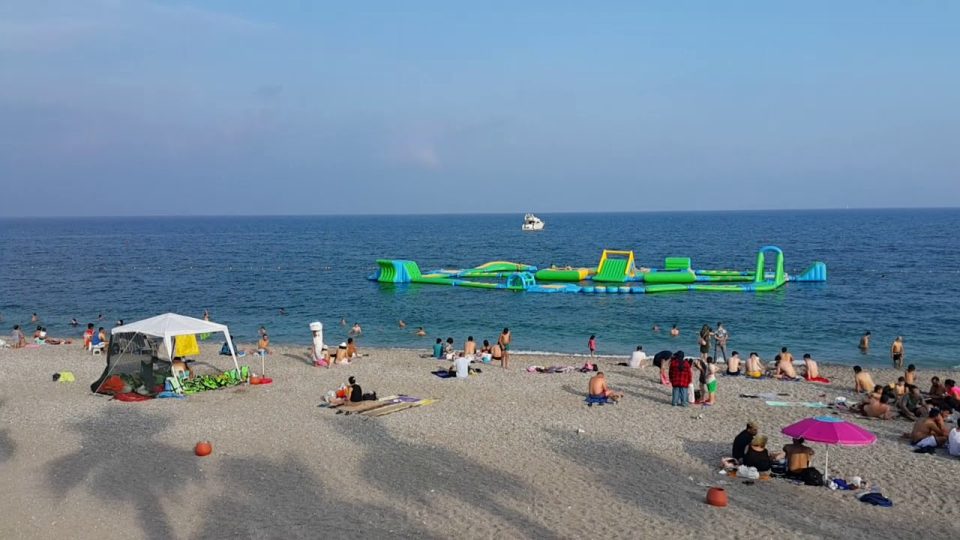 Akşam Üzeri Konyaaltı Sahili ve Deniz Manzarası - Antalya Gezi Tatil