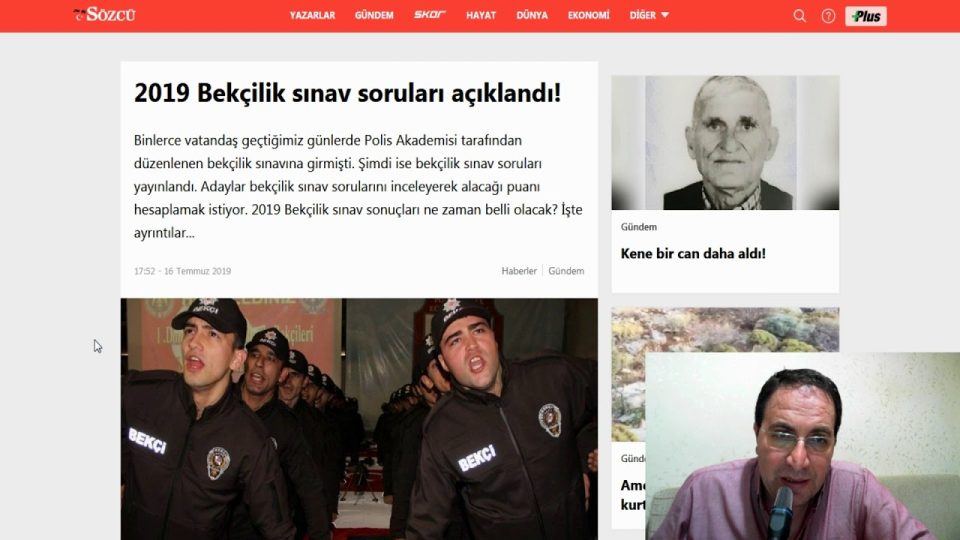 2019 Bekçilik sınav soruları açıklandı - Polis Akademisi sınav soruları