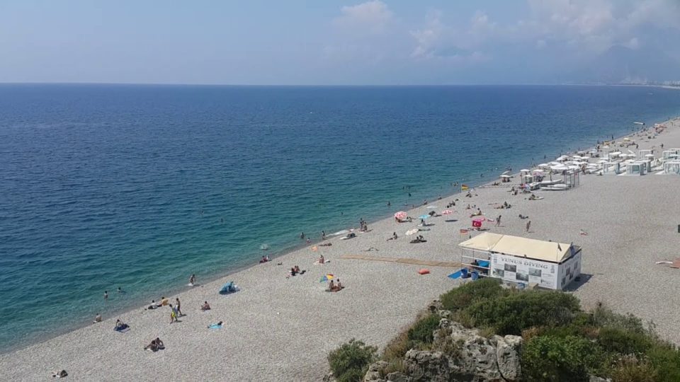 Antalya Varyanttan Plaj ve Deniz Manzarası - Antalya Gezi Tatil