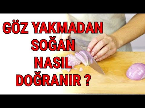 Göz yakmadan soğan nasıl doğranır ? - Pratik Bilgiler