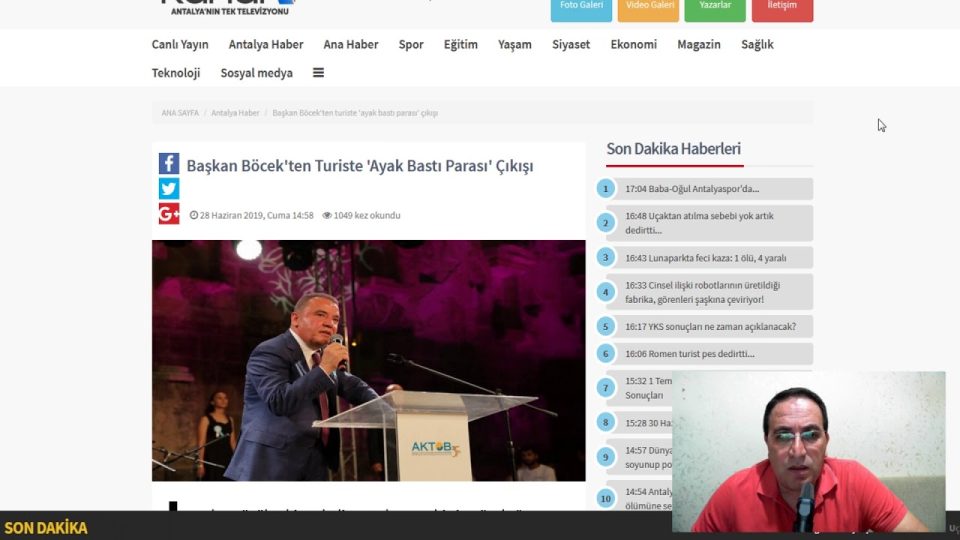 Antalya'ya gelen turistlerden ayakbastı parası alınsın mı ? Siz ne düşünüyorsunuz ?