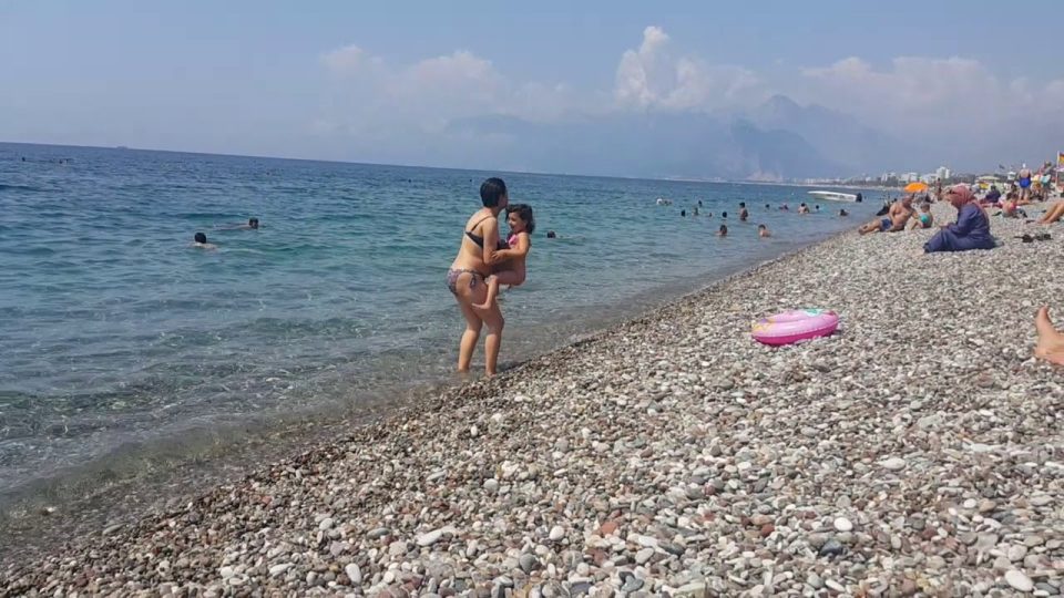 Antalya Plajları Deniz Manzarası Konyaaltı Plajı - Antalya Gezi Tatil