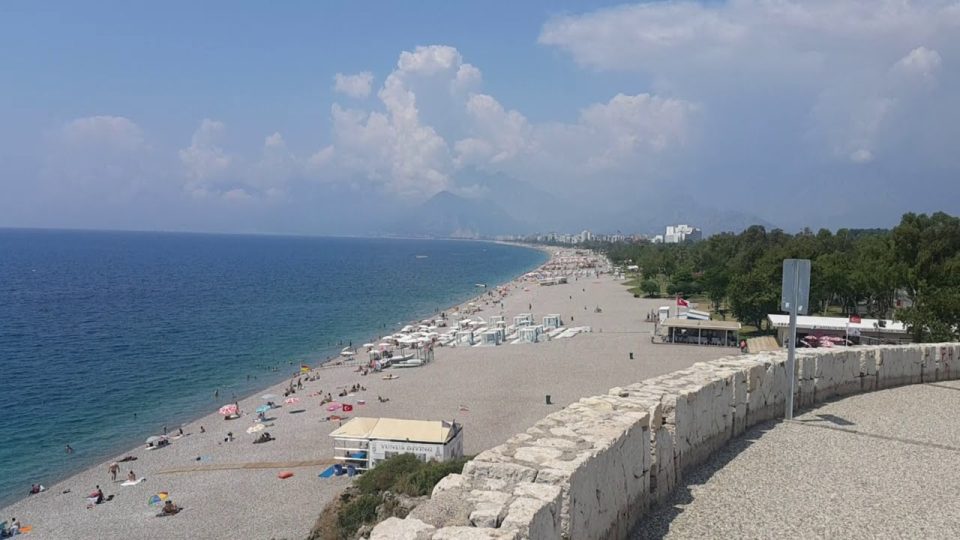 Antalya Varyant Konyaaltı Sahili Deniz Manzarası Antalya Beachpark Panorama Gezi Tatil