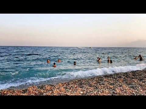 Konyaaltı Plajından Deniz Manzarası Antalya 06.08.2020