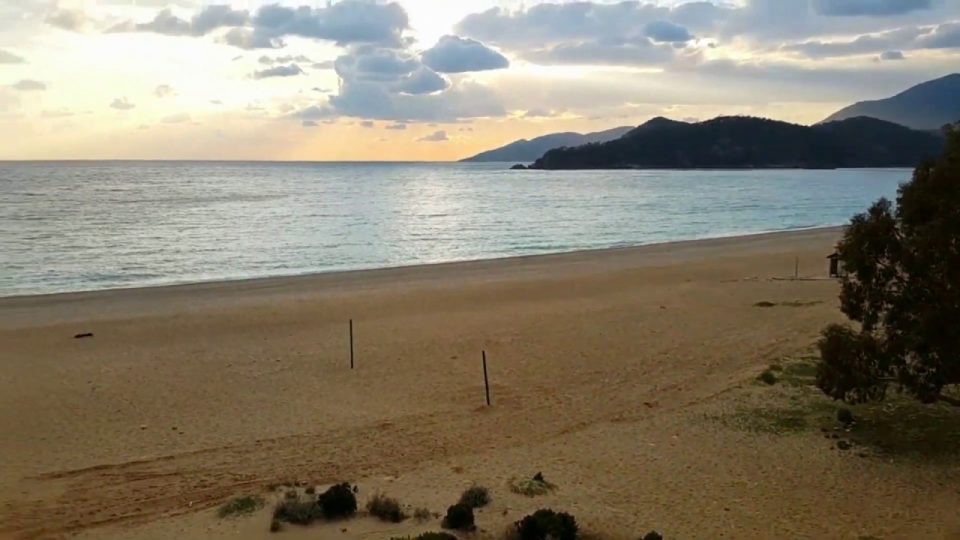 Fethiye Ölüdeniz Günbatımı Deniz Manzarası Babadağ Yolu - Gezi Tatil