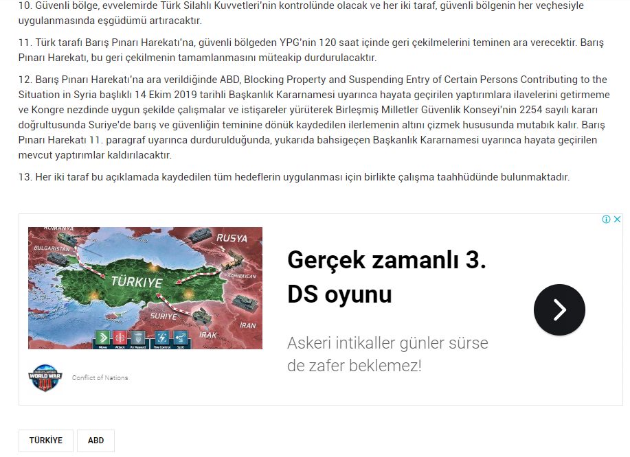 Operasyon haberinin altında çıkan ilginç reklam - Paranoyak mı oluyorum ?