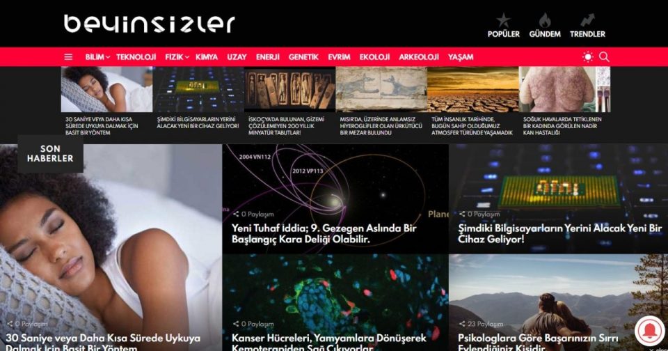 Şu ana kadar gördüğümüz en hızlı web sitesi: beyinsizler.net