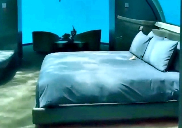 Otel dediğin böyle olur - Sualtı Oteli (video)