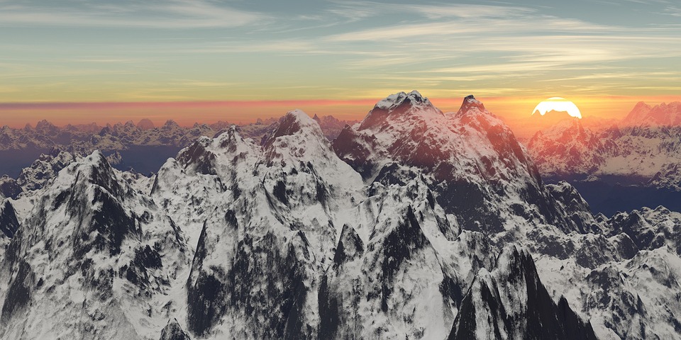 What are the differences between the Himalayas and the Alps?