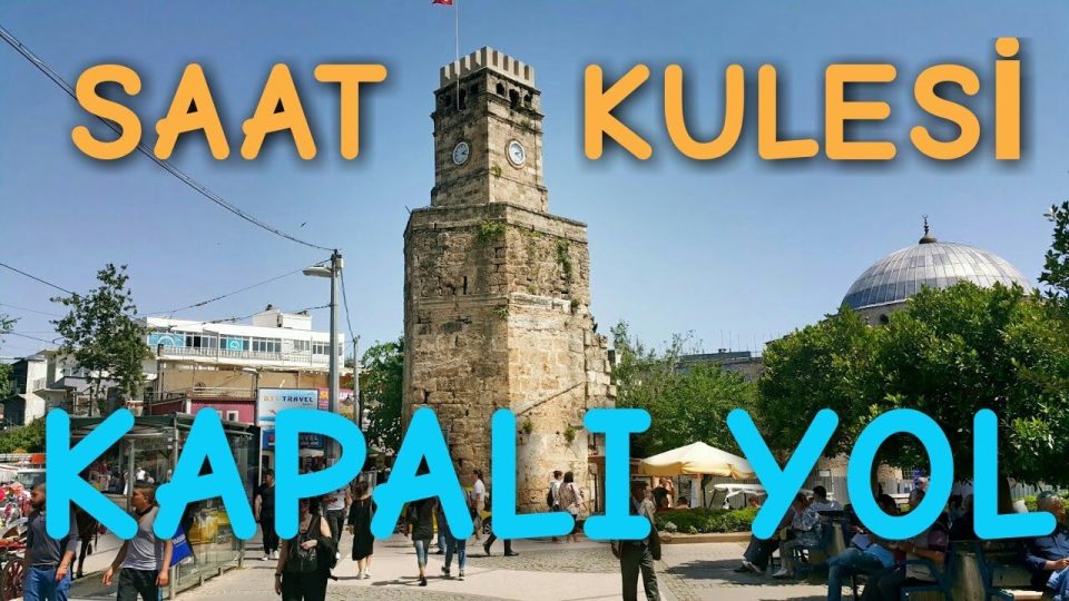 Walk along the street in downtown Antalya