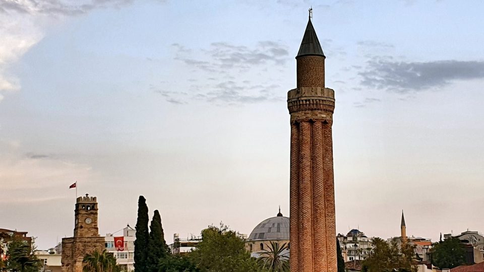 Yivli Minare Kale Kapısı Kaleiçi Antalya Manzaraları