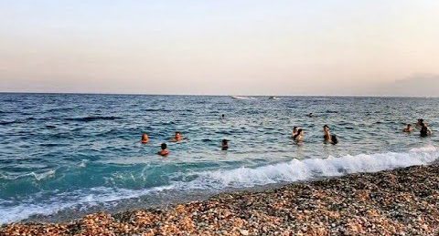 Konyaaltı Plajından Deniz Manzarası Antalya 06.08.2020