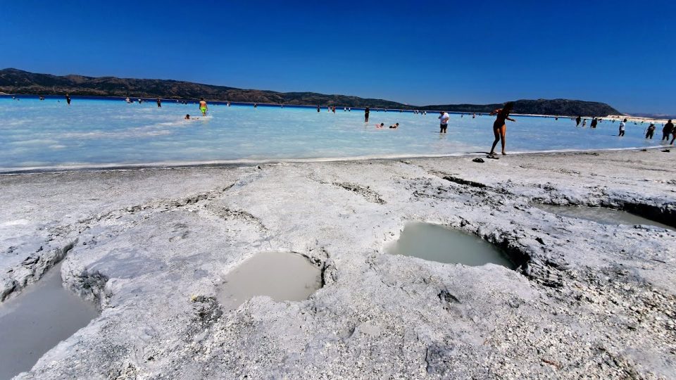 Salda Gölü Beyaz Adalar Plajı Çamur Banyosu