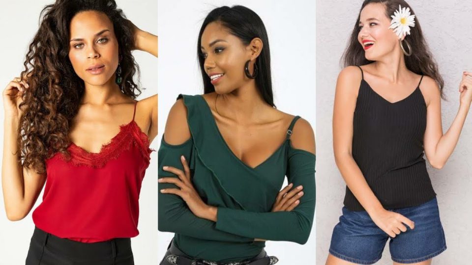 Askılı Bluz Çeşitleri Yeni Sezon Askılılar Kadın Moda Bayan Giyim Bluz Modelleri Kombin