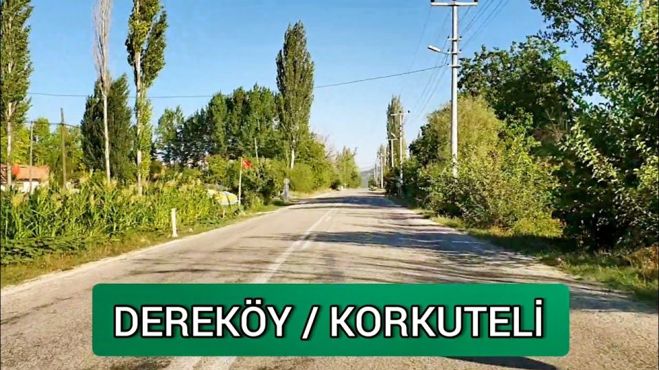 Antalya Korkuteli Dereköy Yolu