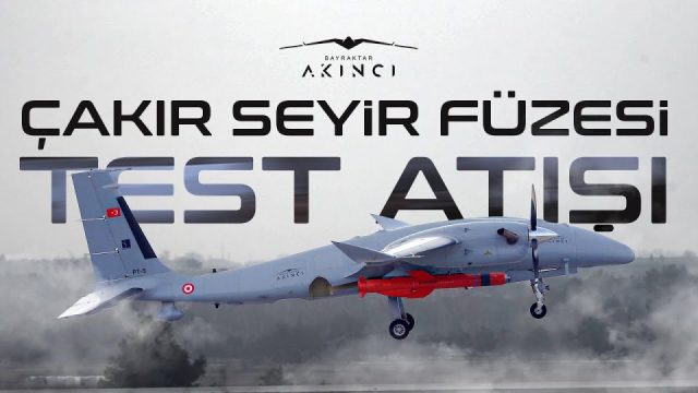 Bayraktar AKINCI & ROKETSAN ÇAKIR Atış Testi