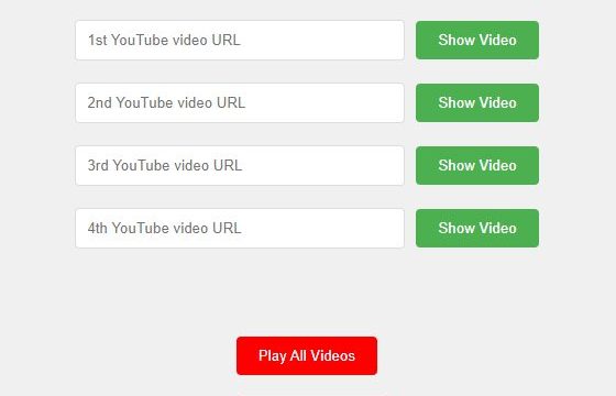 Multi Youtube Player